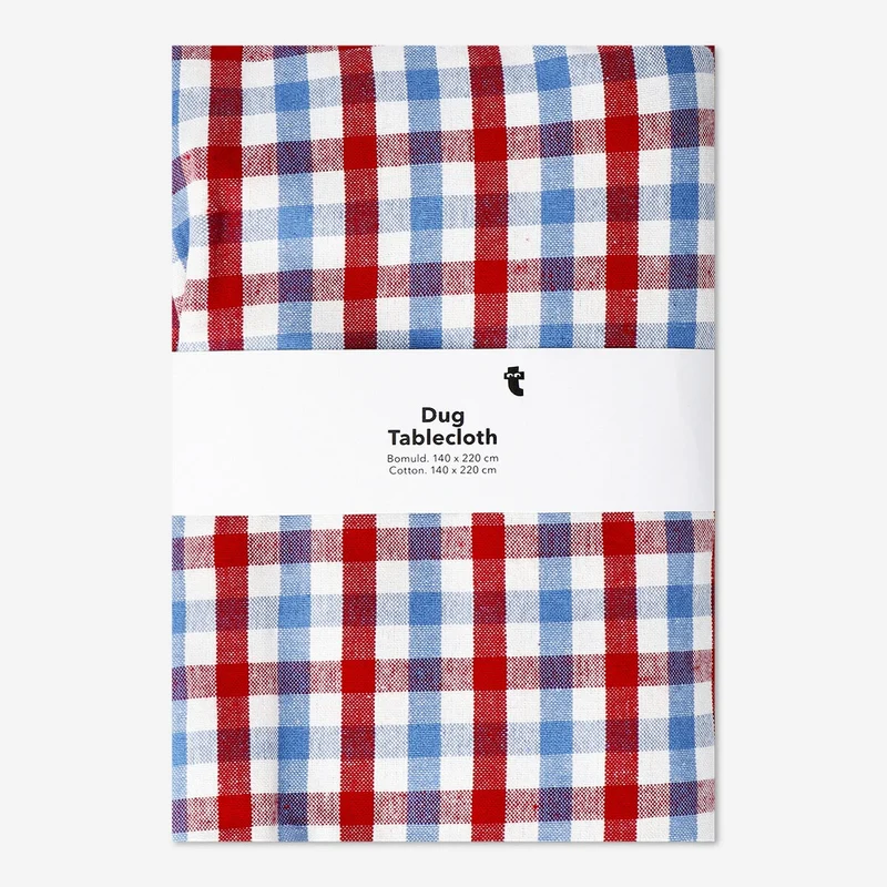 Checkered tablecloth - 140x220 cm