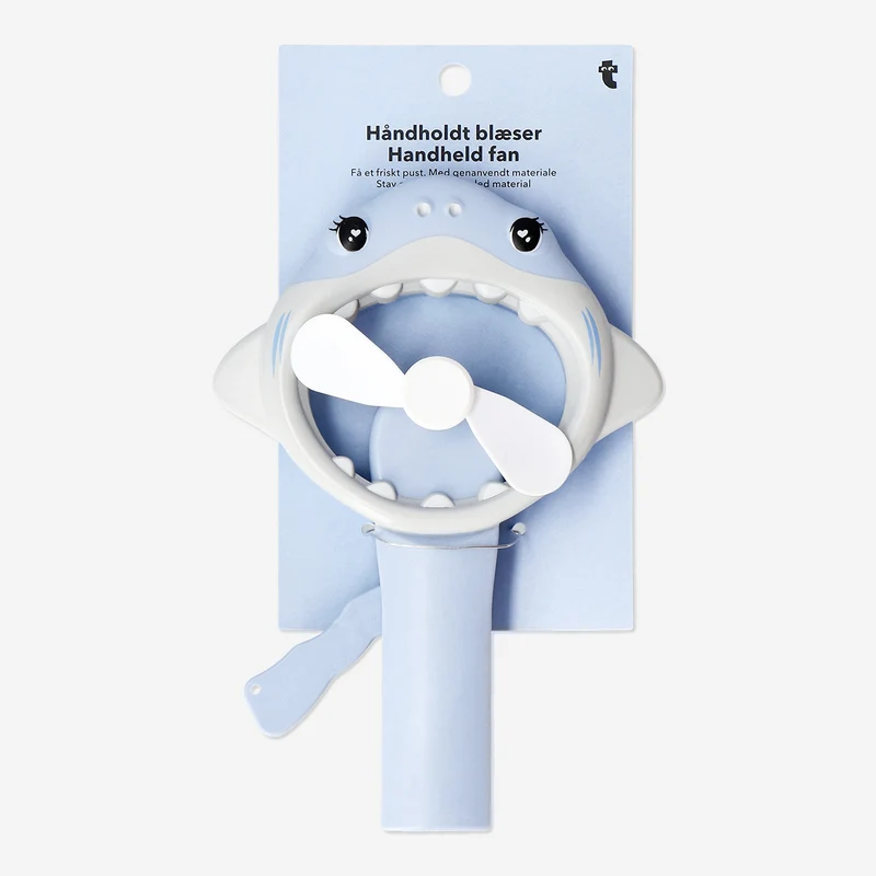 Handheld fan - Blue shark