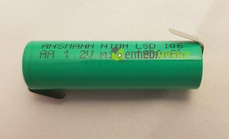 Batteria ricaricabile con alette tipo stilo 1,2v-1900 mah nimh Panasonic