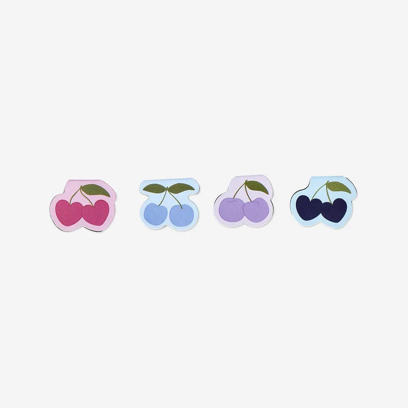 Cherry bookmarks - 4 pcs