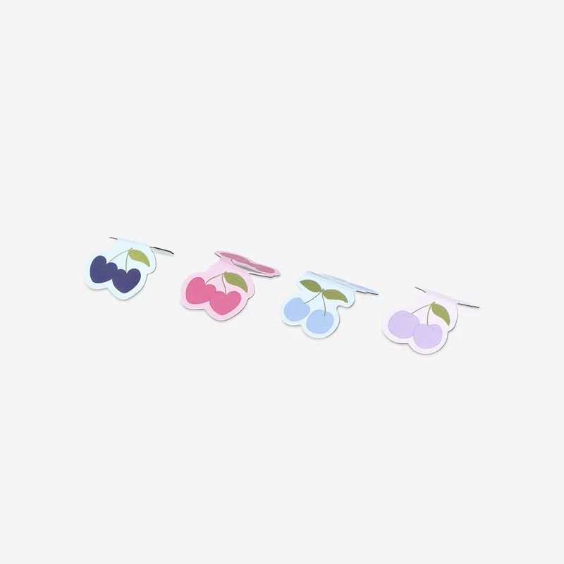 Cherry bookmarks - 4 pcs