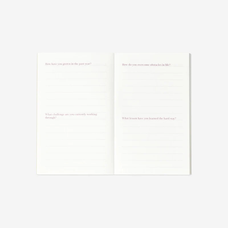 Pink write and burn journal