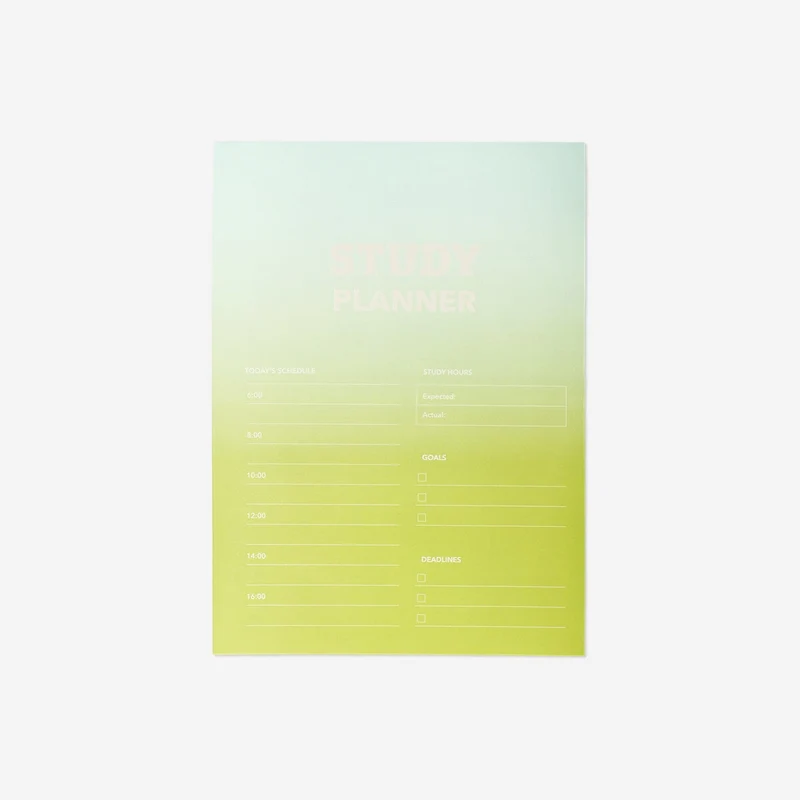 Gradient study planner