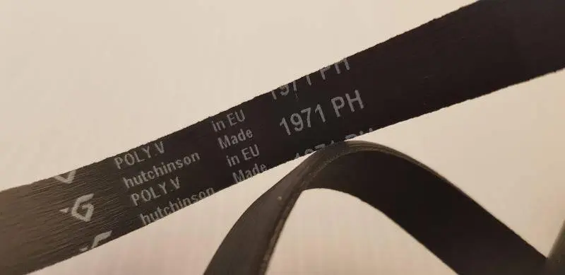 Cinghia asciugatrice 1971h7 poly- v Aeg