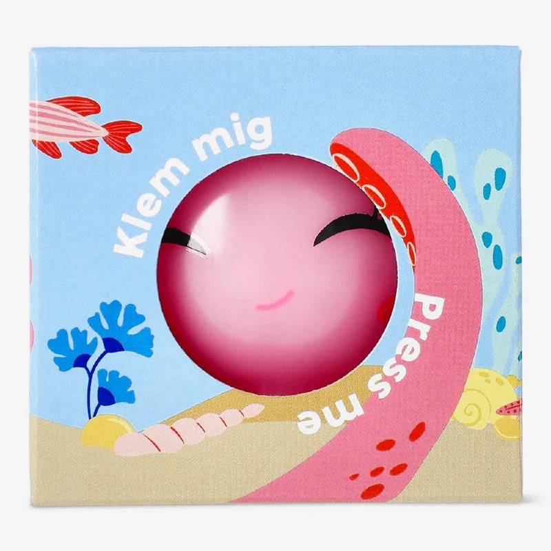 Press me toy - Pink octopus
