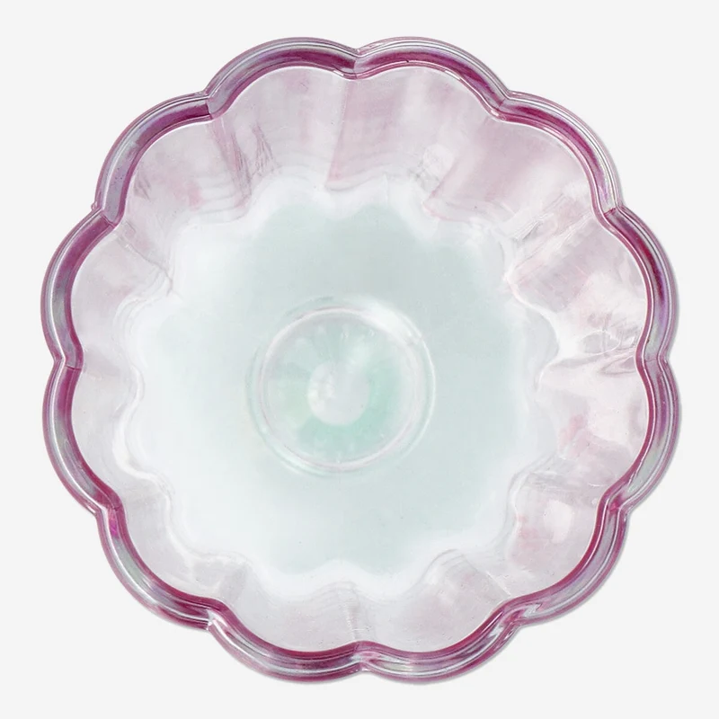 Flower shaped wine glass