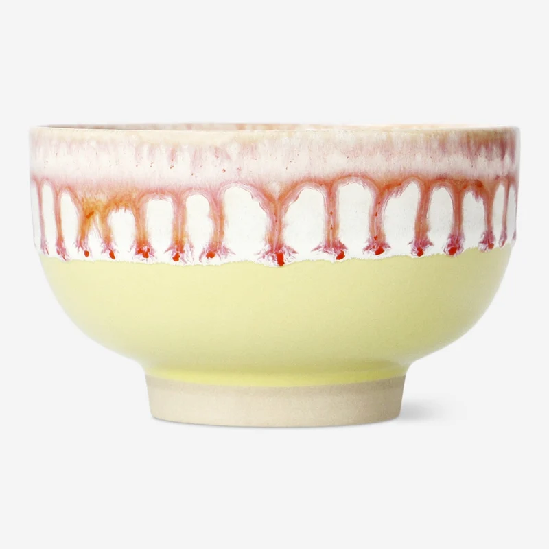Bowl with dripping glaze - Large