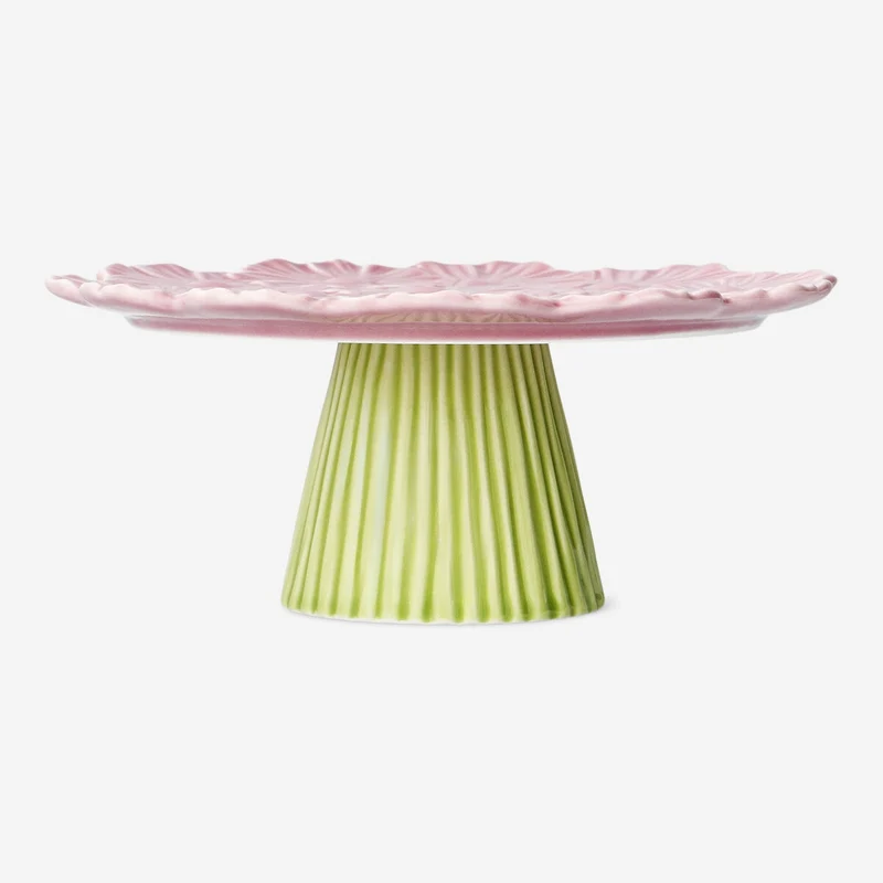 Cake stand with flowers