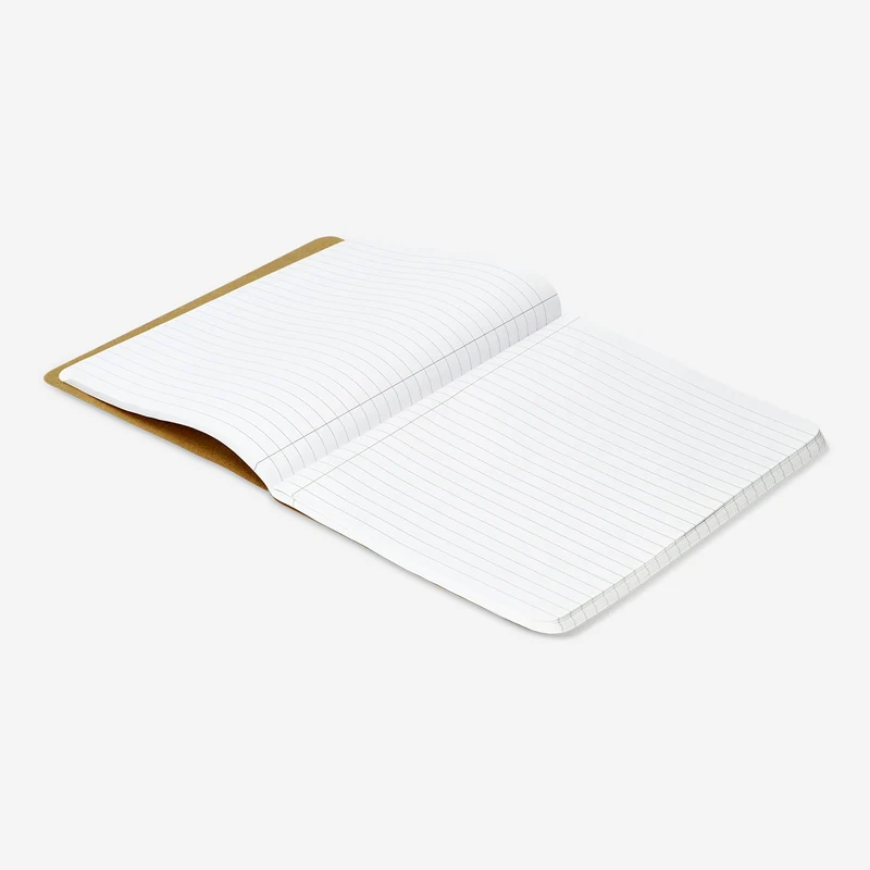 Exercise book with craft paper cover