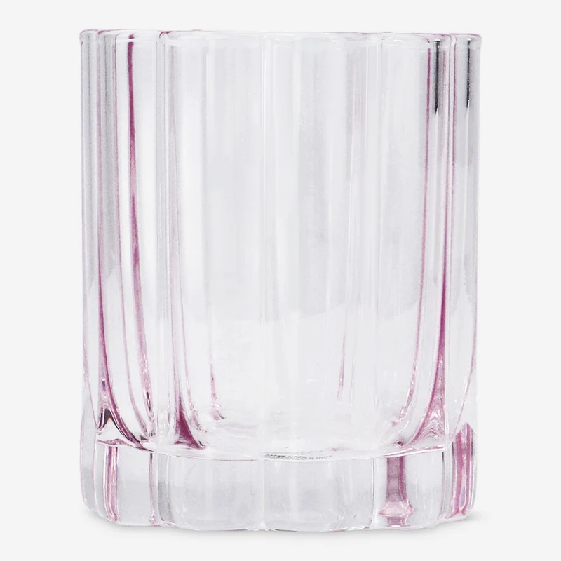 Flower shaped drinking glass