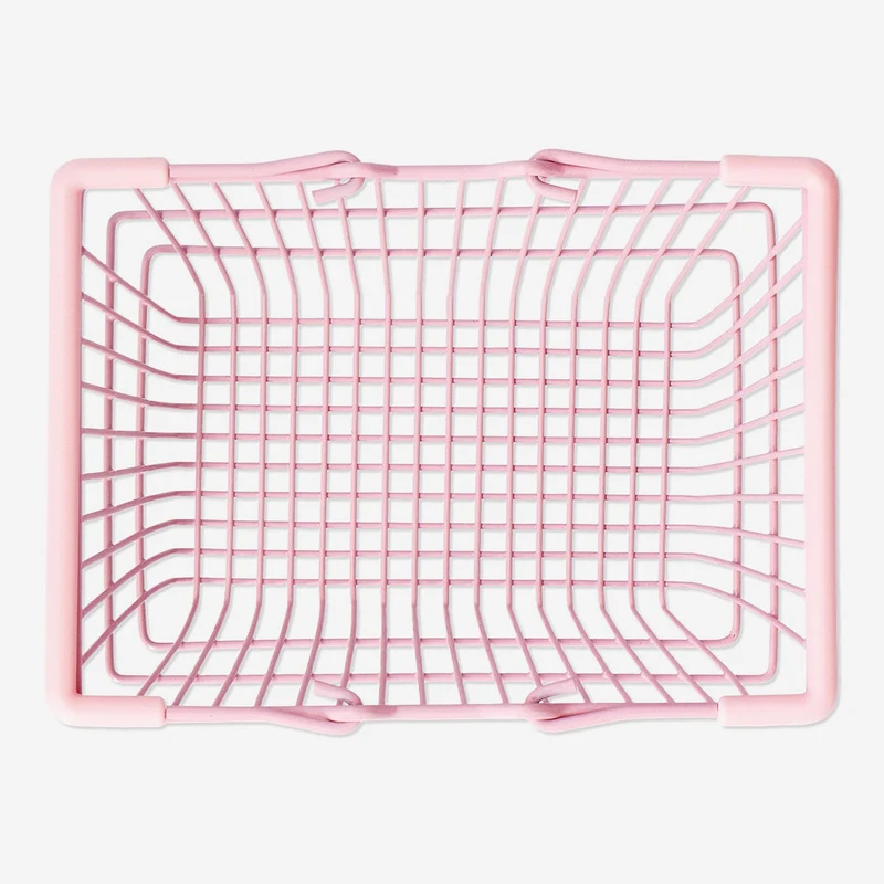 Mini pink shopping basket