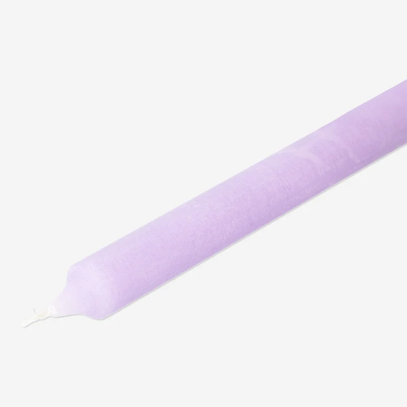 Purple dinner candle - 24 cm