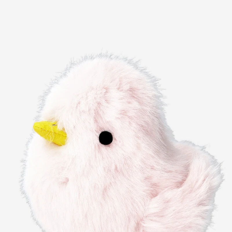 Easter chick with pink fur - large