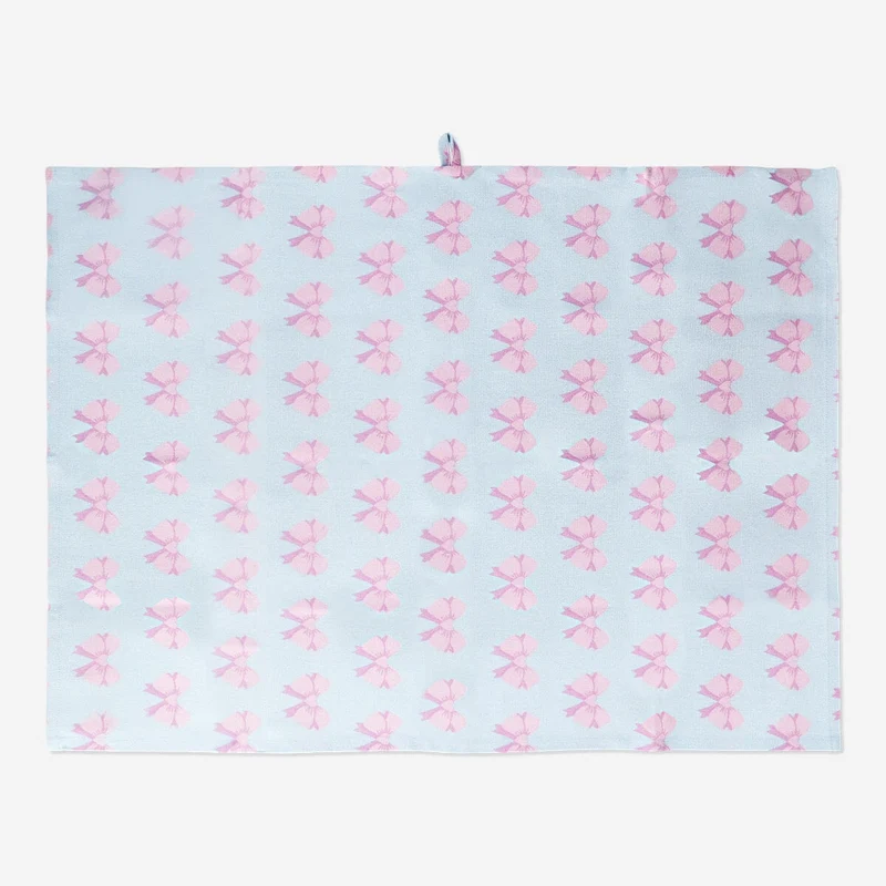 Tea towel with bows