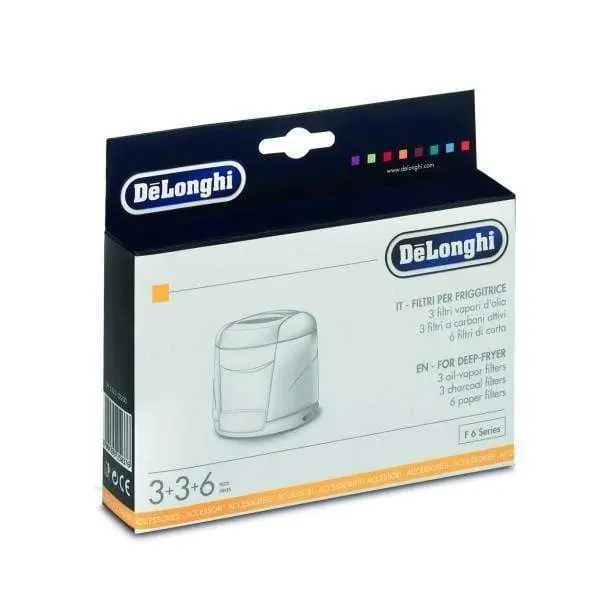 Set filtro delonghi friggitrice f881 f885v carboni attivi