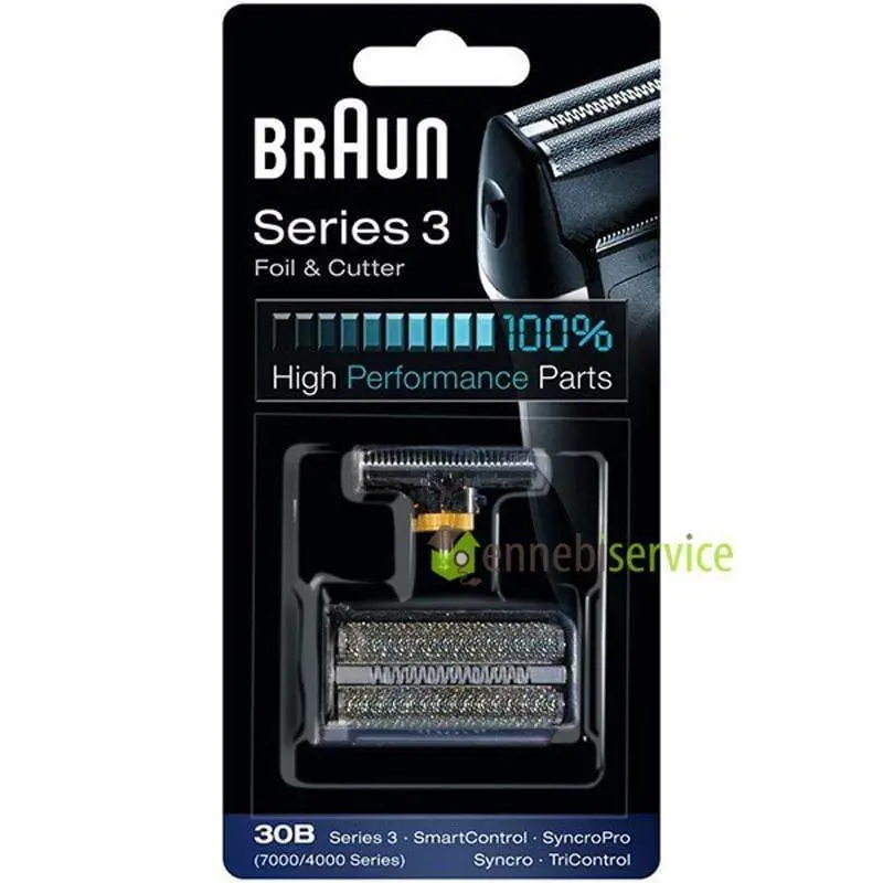 Lamina + coltello rasoio Braun combipack 30b kp7000. series 3 u.7000u.4000. nero