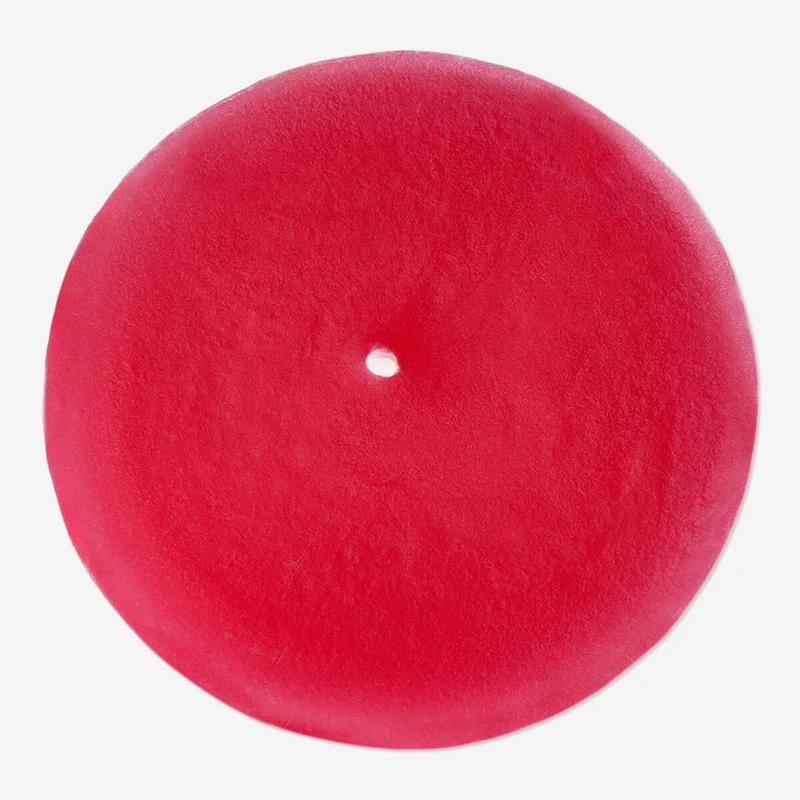 Rustic red pillar candle - 8 cm