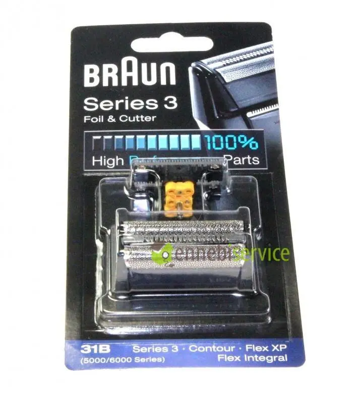 Lamina + coltello rasoio Braun combipack 31b kp5000-6000. series 3 u. 5000 nero