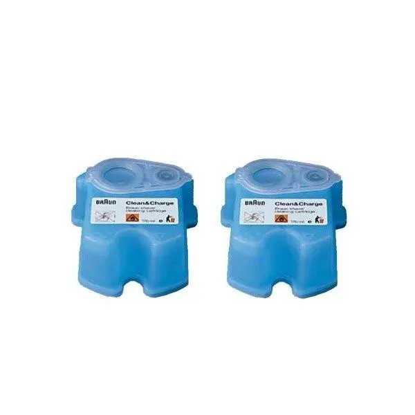 Cartuccia doppia per clean&renew pulizia rasoio Braun