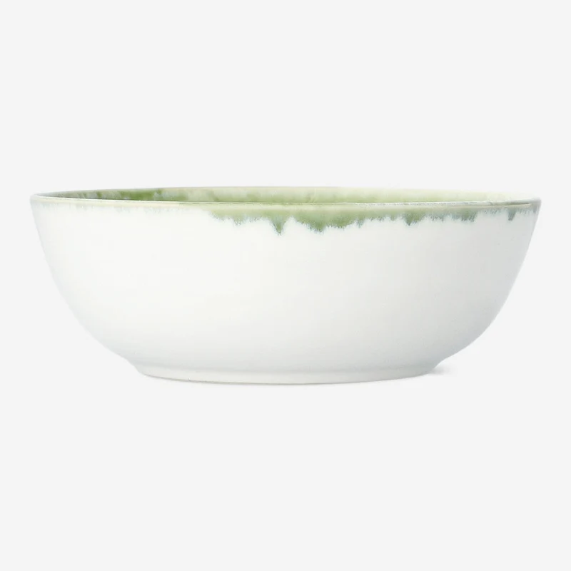 Green stoneware bowl - medium