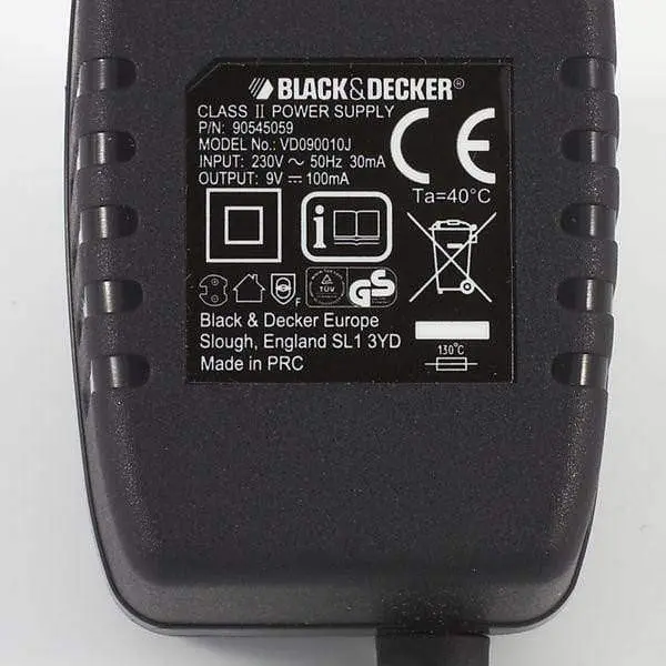 Cavo alimentazione caricabatteria avvitatore elettrico Black+Decker csl200