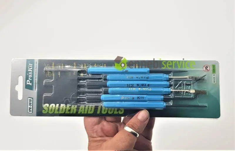 Kit utensili pulizia saldatura 6 pz Ennebiservice