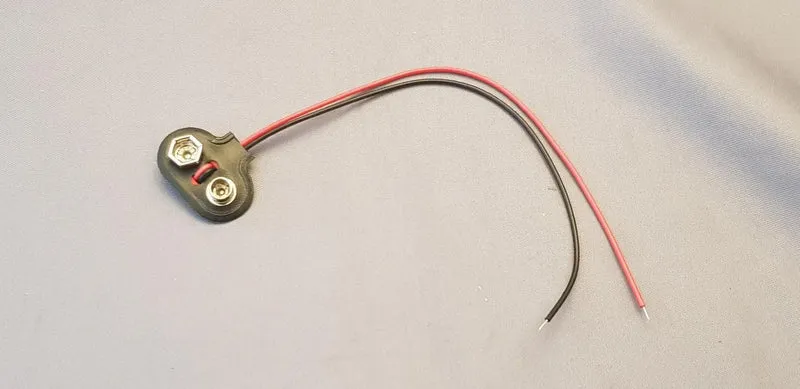 Connettore batteria snap on 9v forma t Ennebiservice