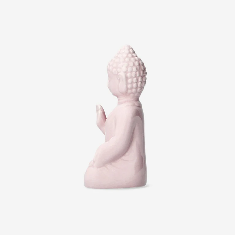 Pink ceramic Buddha