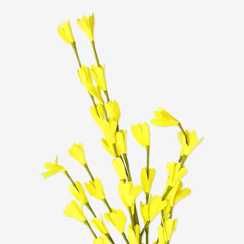Yellow decorative flower