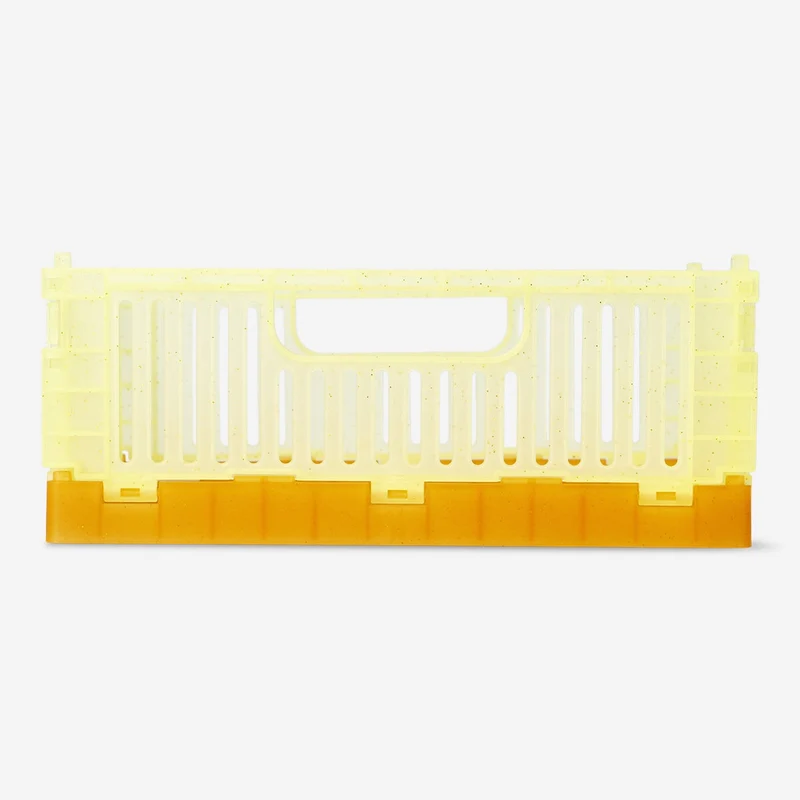 Collapsible storage box with glitter - Large