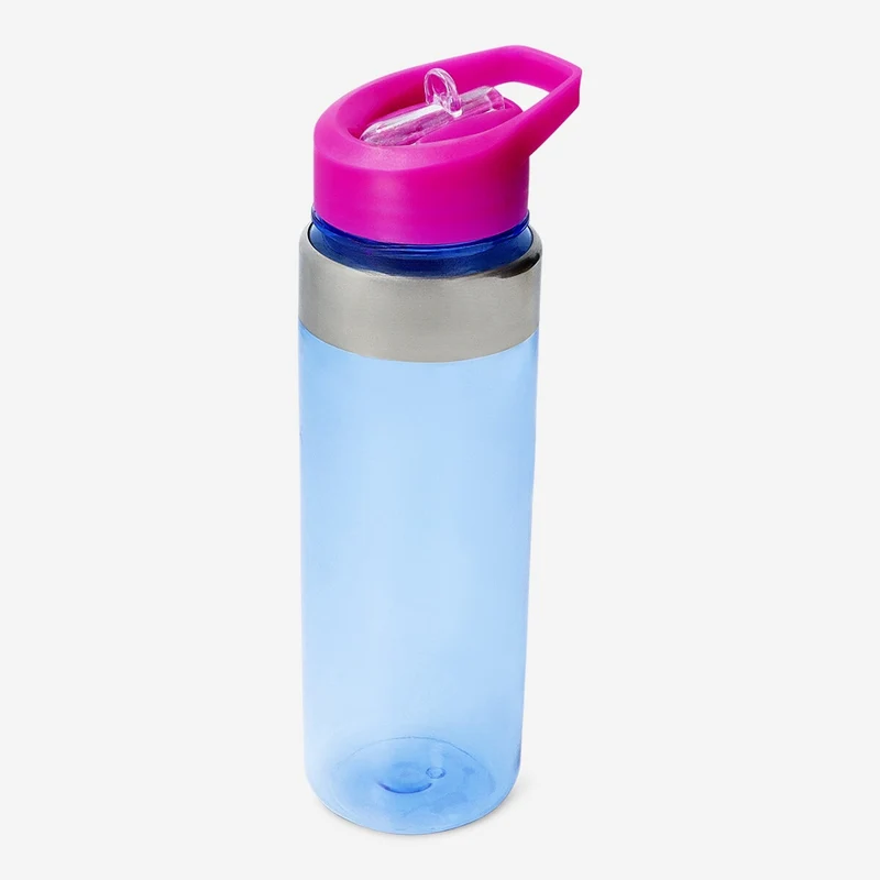 Blue and pink drinking bottle - 700 ml