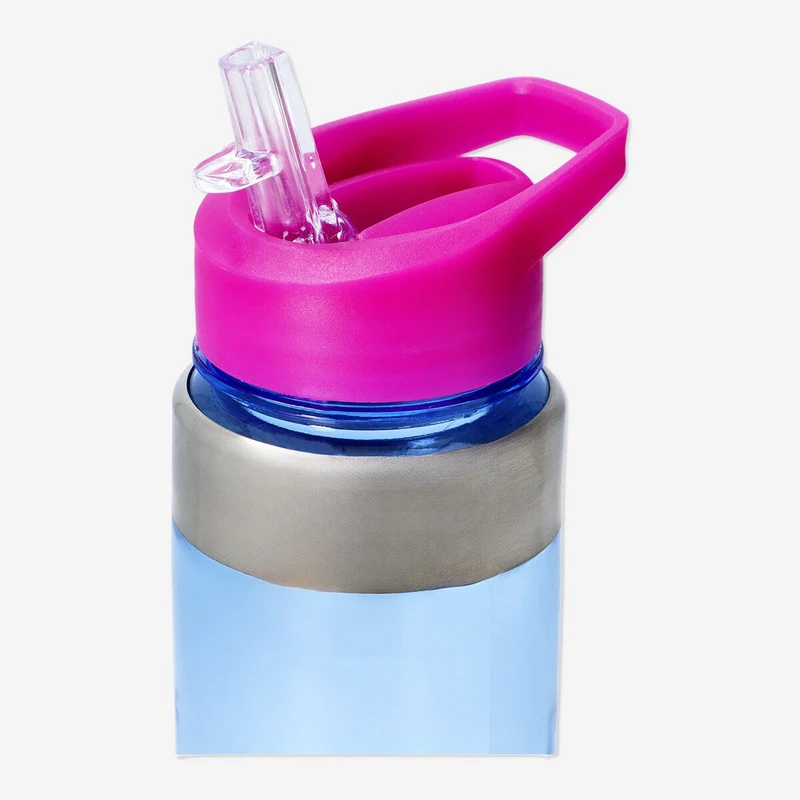 Blue and pink drinking bottle - 700 ml