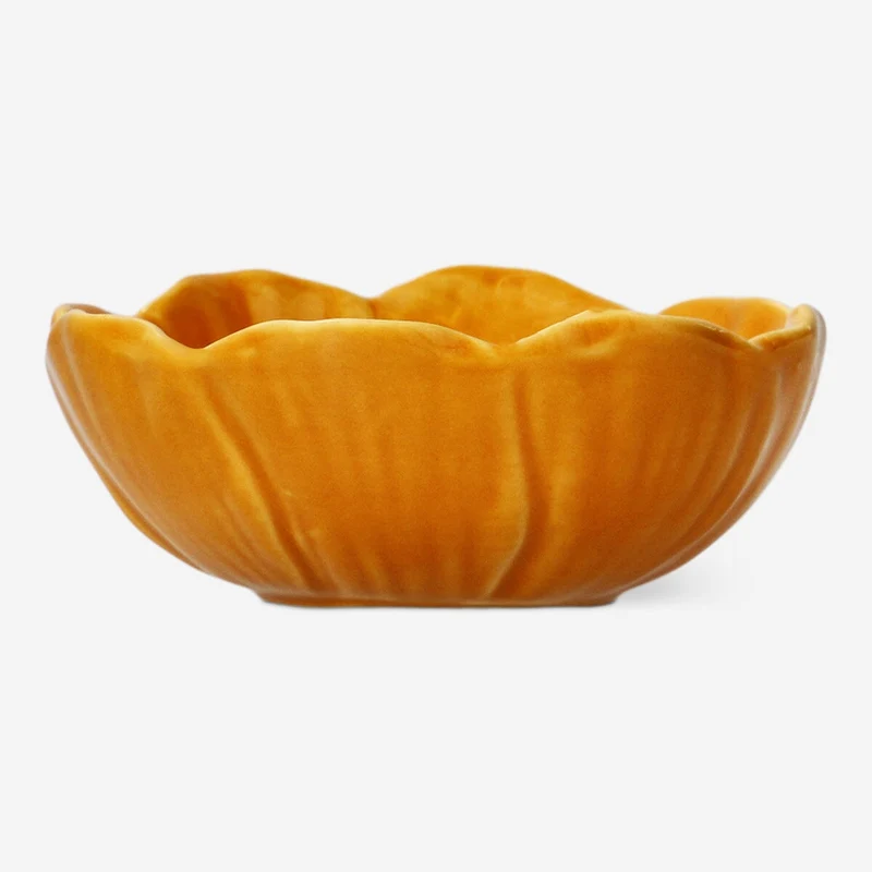 Orange flower bowl - Small