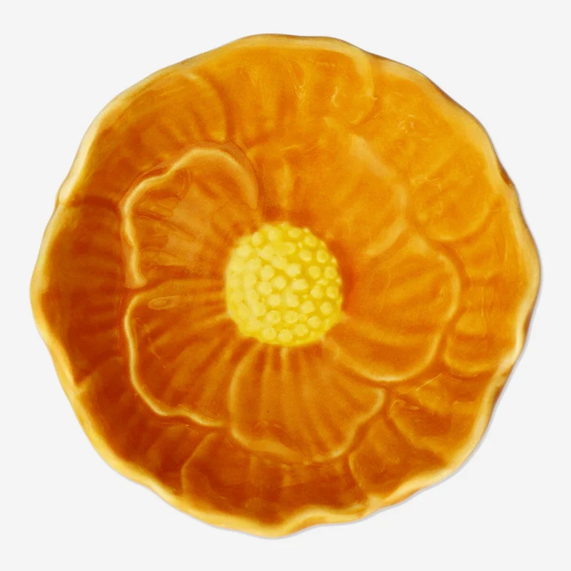 Orange flower bowl - Small