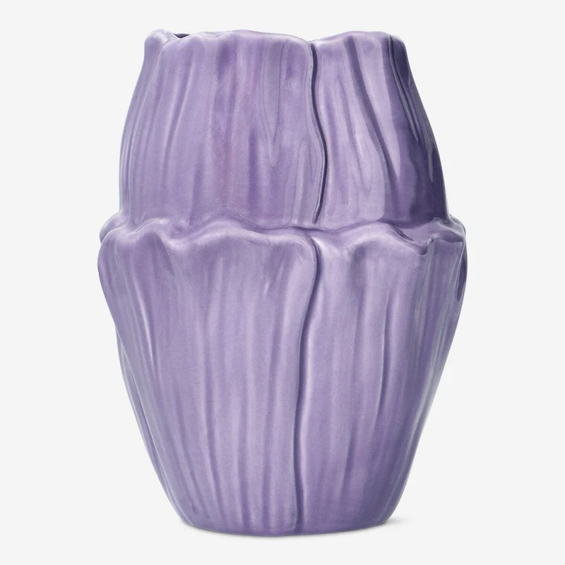 Purple flower vase - 15 cm