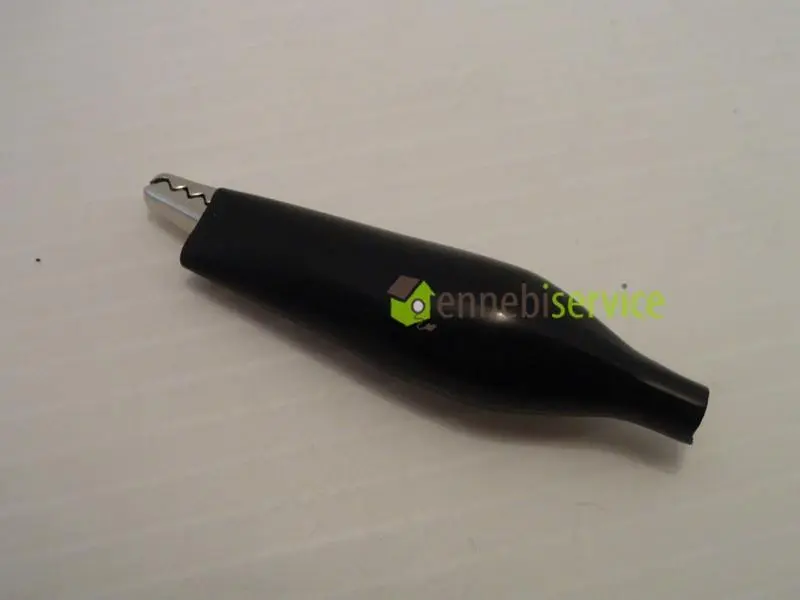 Pinza a coccodrillo 39mm nera Universale