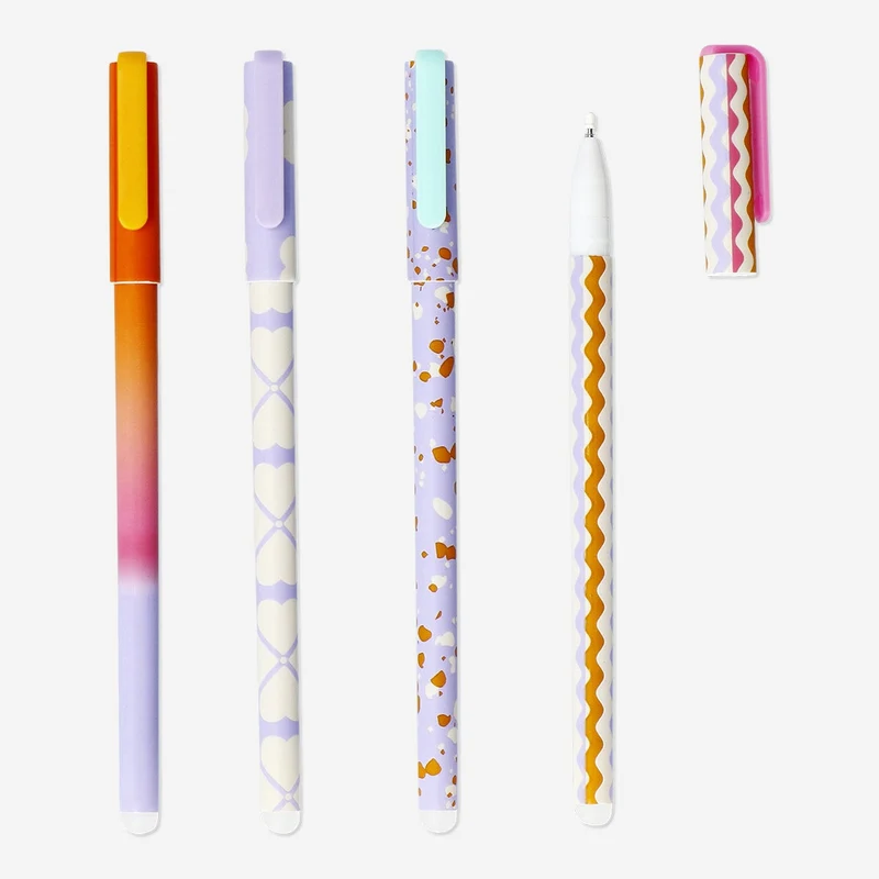 Set of erasable pens - 4 pcs