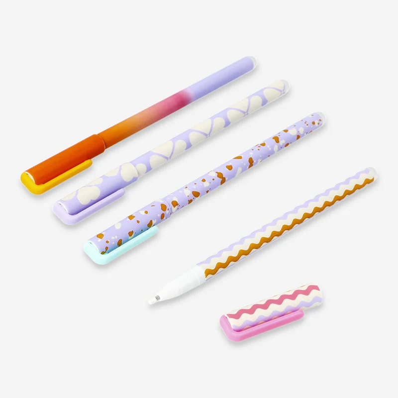 Set of erasable pens - 4 pcs