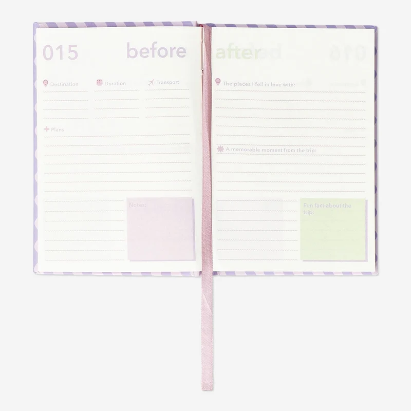 100 adventures travel journal - English