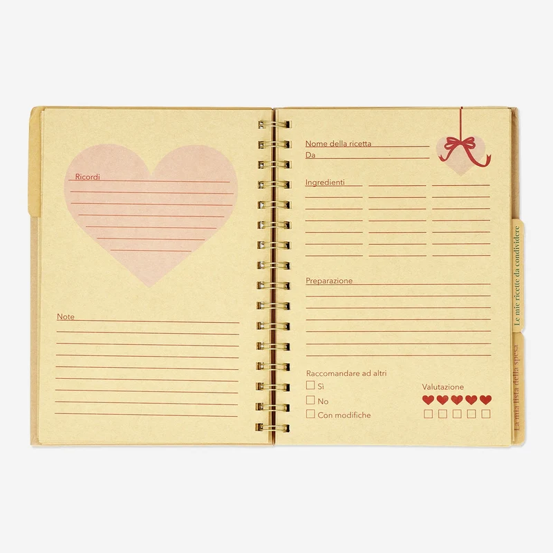Christmas recipe book a5 - Italian