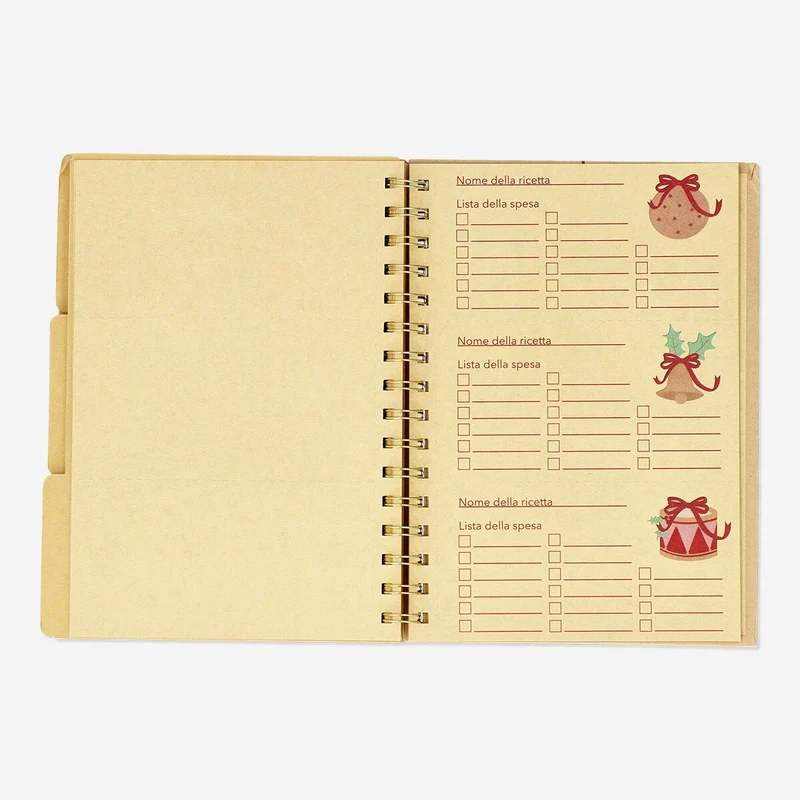 Christmas recipe book a5 - Italian