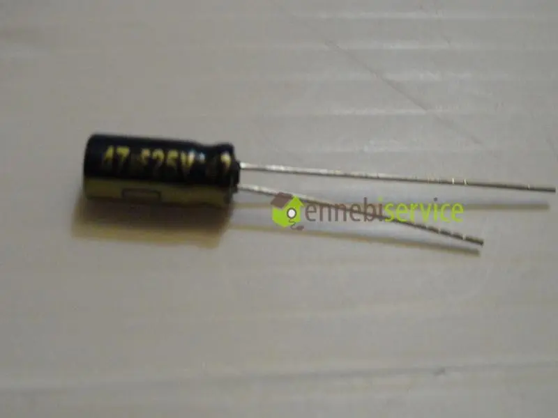 Condensatore radiale 47uf-25v pan 105° 5x11mm -rohs- Universale
