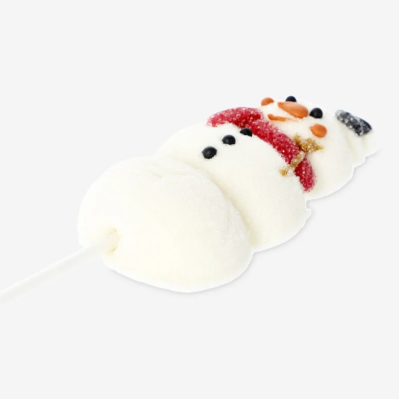 Marshmallow snowman on a stick - Vanilla flavour