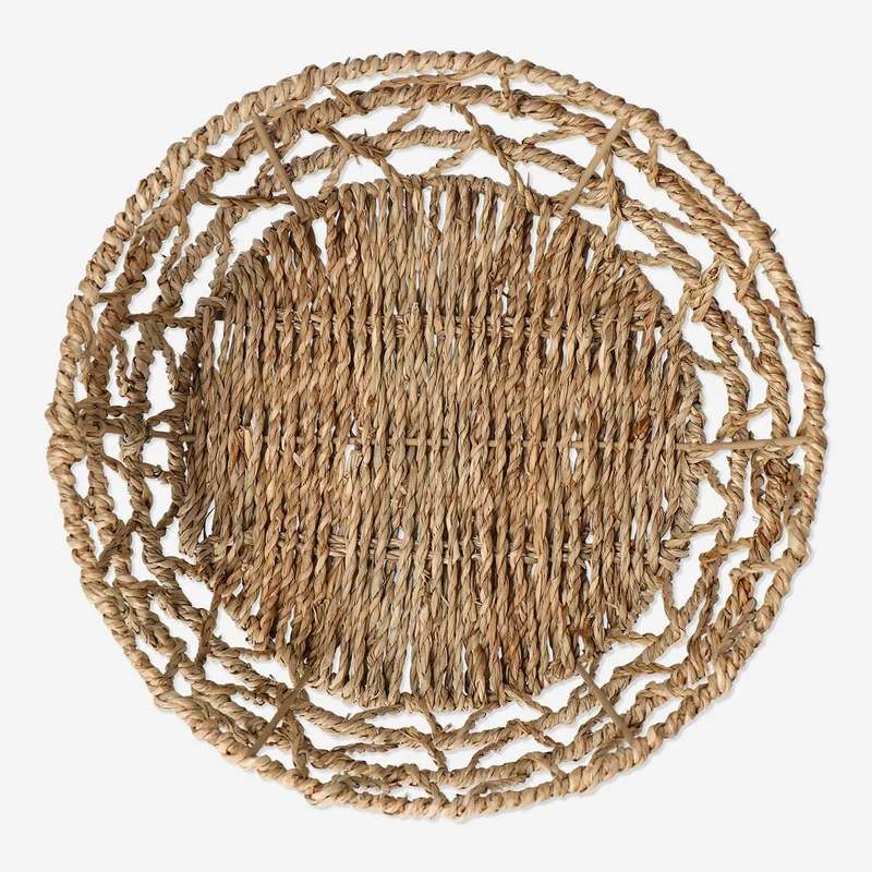 Round seagrass basket - 25 cm