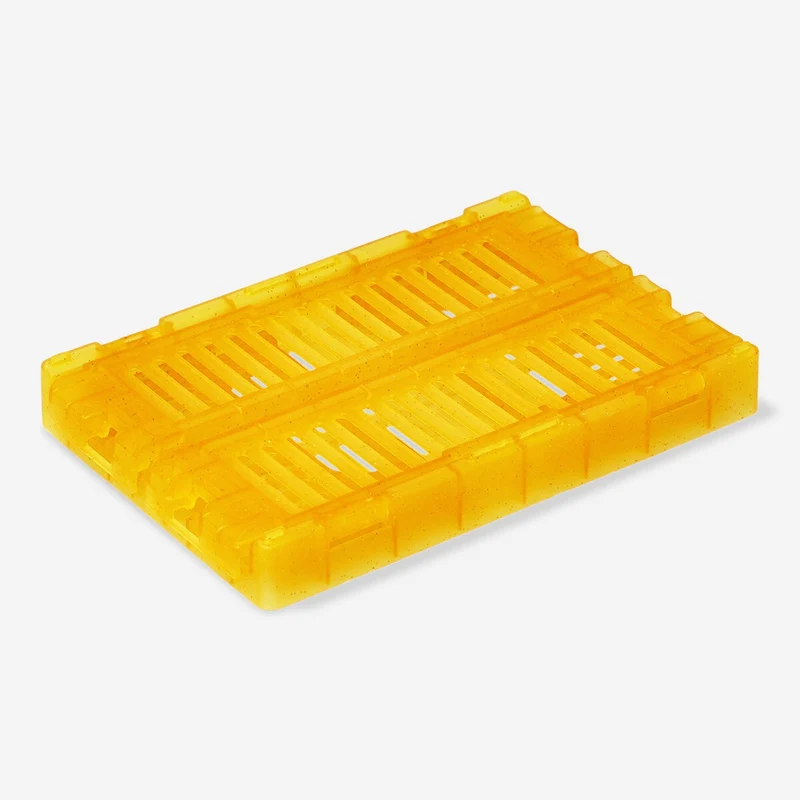 Orange collapsible storage box - Small