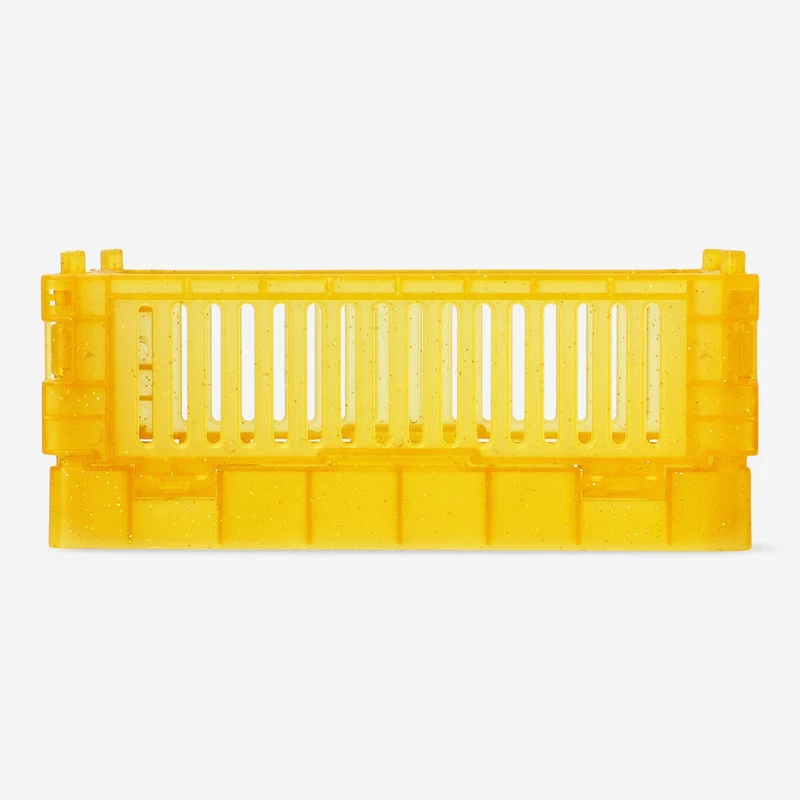 Orange collapsible storage box - Small