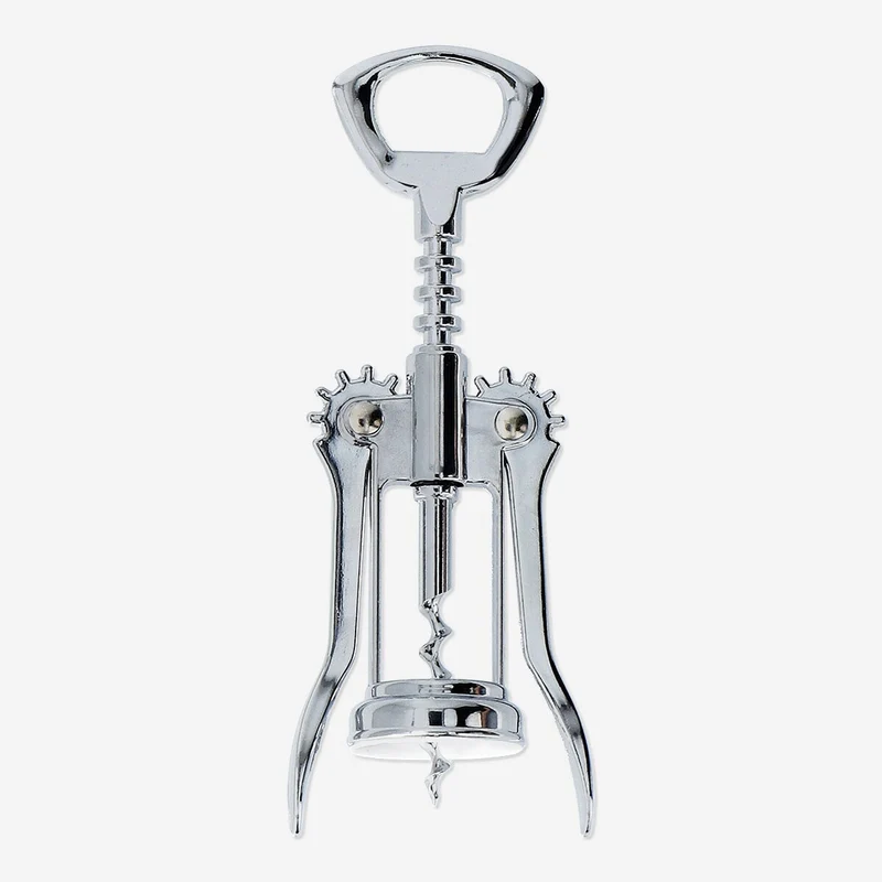 Silver wine opener
