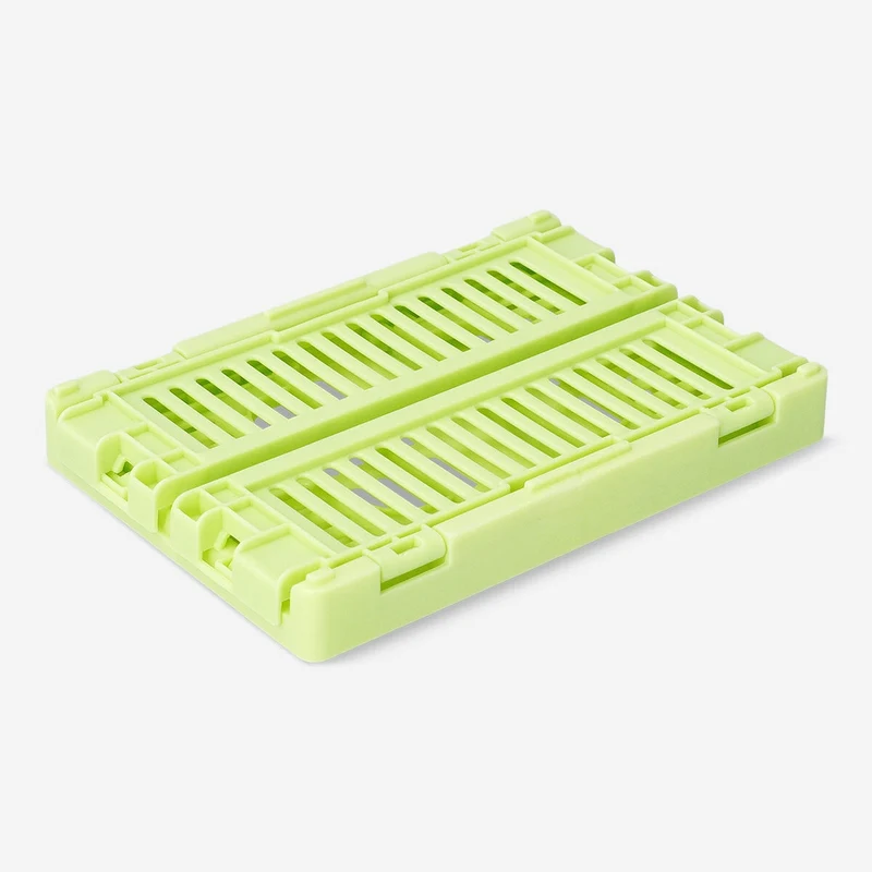 Light green collapsible storage box - Small