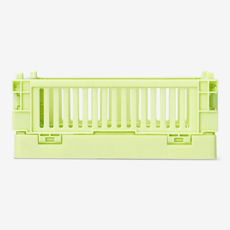 Light green collapsible storage box - Small