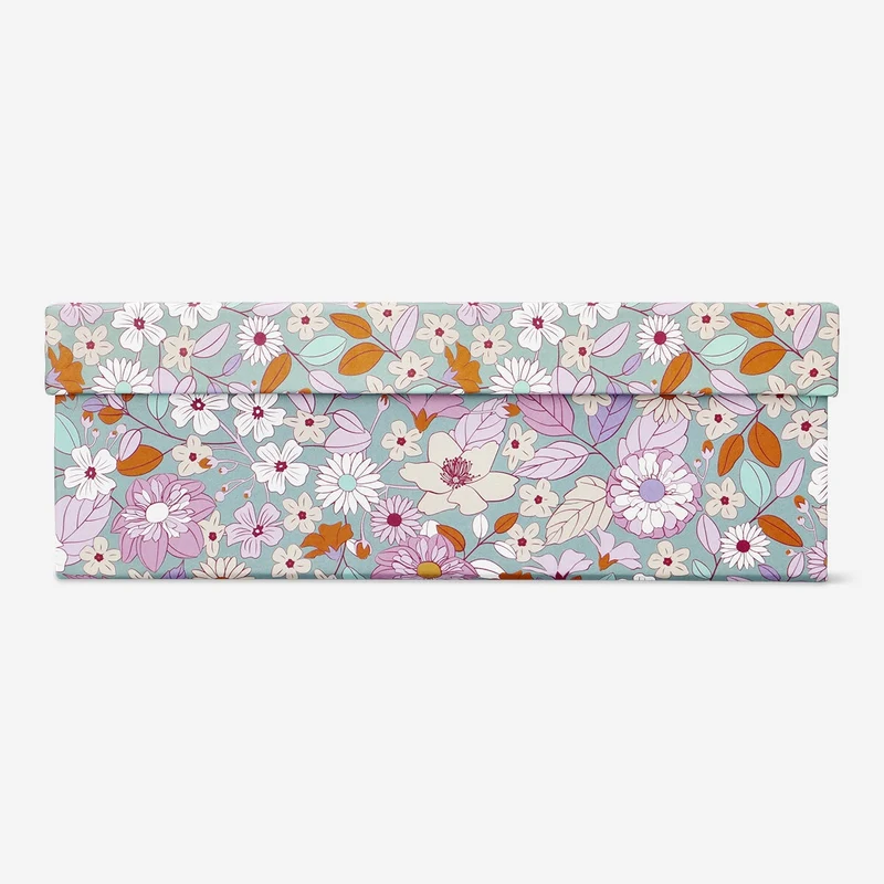 Floral paper storage box - Large